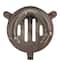 Hello Honey 5-Piece Stainless Steel and Mango Wood Bar Tools with Stand, Nickel Finish and Natural